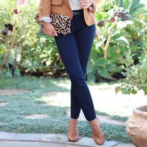 Banana Republic - Navy Mid-Rise Slim Sloan Pant